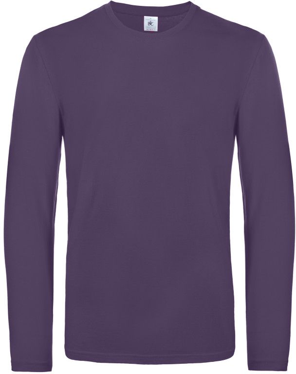 Μακρυμάνικο T-Shirt TU07T B & C E190 LSL Urban Purple