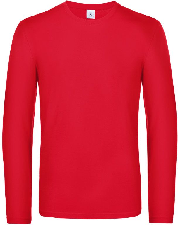 Μακρυμάνικο T-Shirt TU07T B & C E190 LSL Red