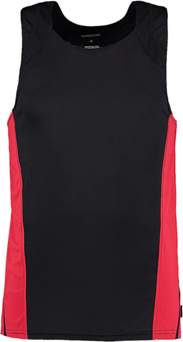Gamegear Cooltex Sports Vest Kustom Kit KK973 Black/Red