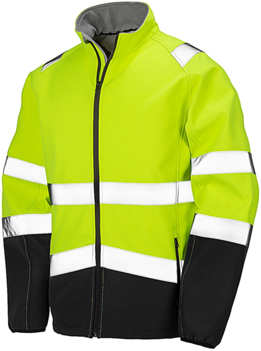 Ανδρικό Μπουφάν Softshell R450X Result Fluorescent Yellow/Black