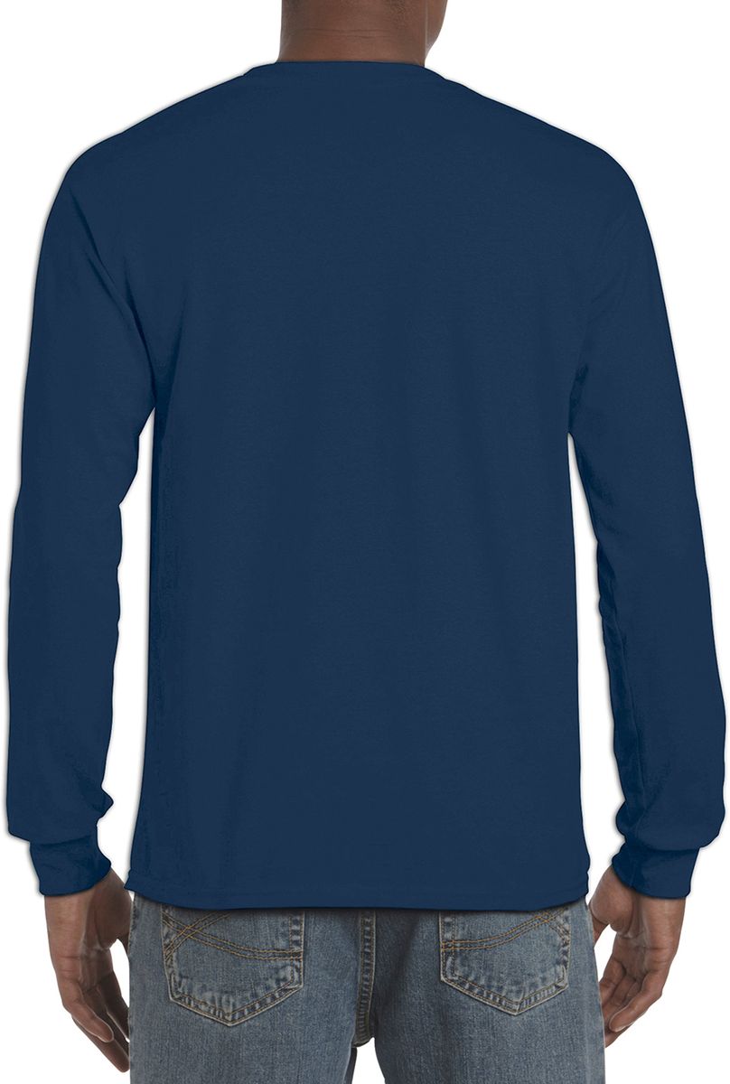 Μακρυμάνικο T-Shirt H400 Gildan Hammer Sport Dark Navy Outlet ανδρικά Simple Wear Μπλουζάκια κοντομάνικα
