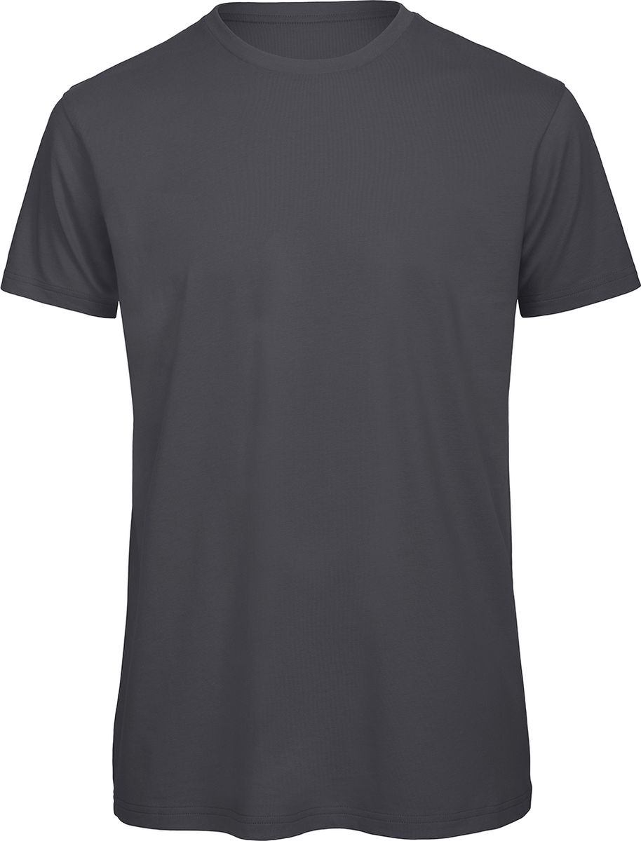 Ανδρικό T-Shirt TM042 B&C Organic Inspire T Dark Grey