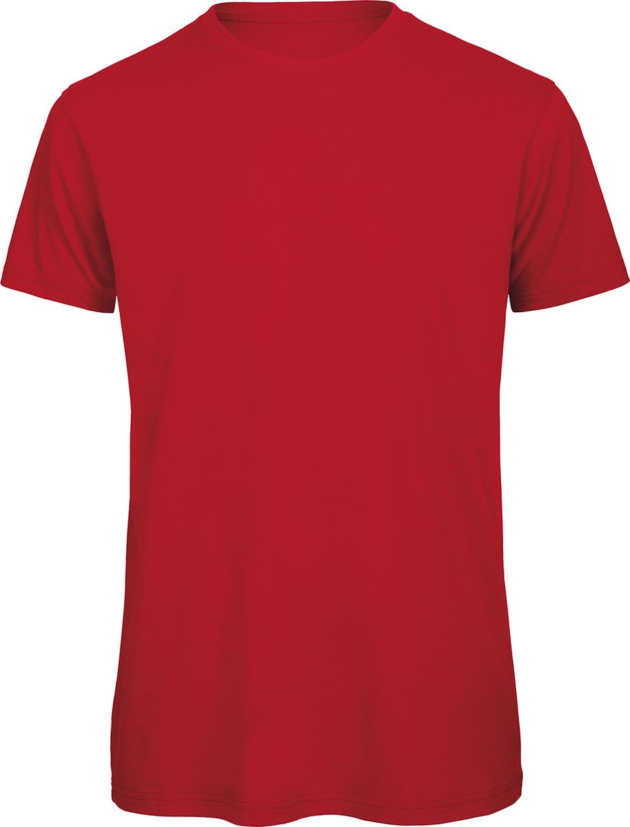 Ανδρικό T-Shirt TM042 B&C Organic Inspire T Red