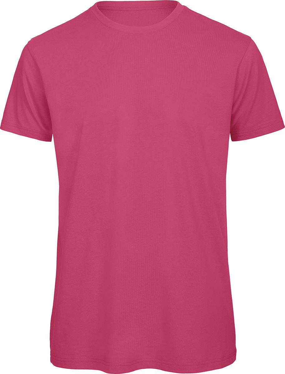 Ανδρικό T-Shirt TM042 B&C Organic Inspire T Fuchsia