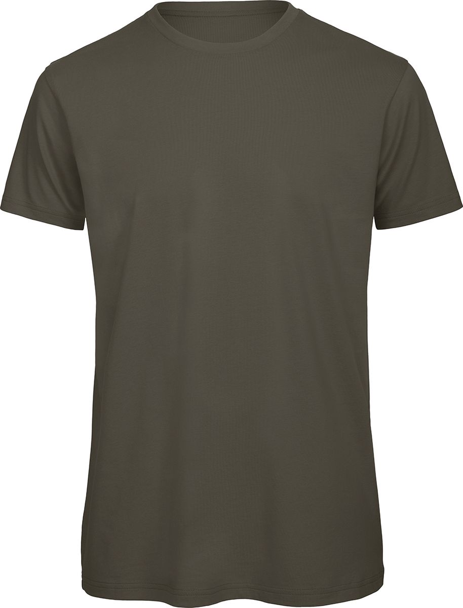 Ανδρικό T-Shirt TM042 B&C Organic Inspire T Khaki Green