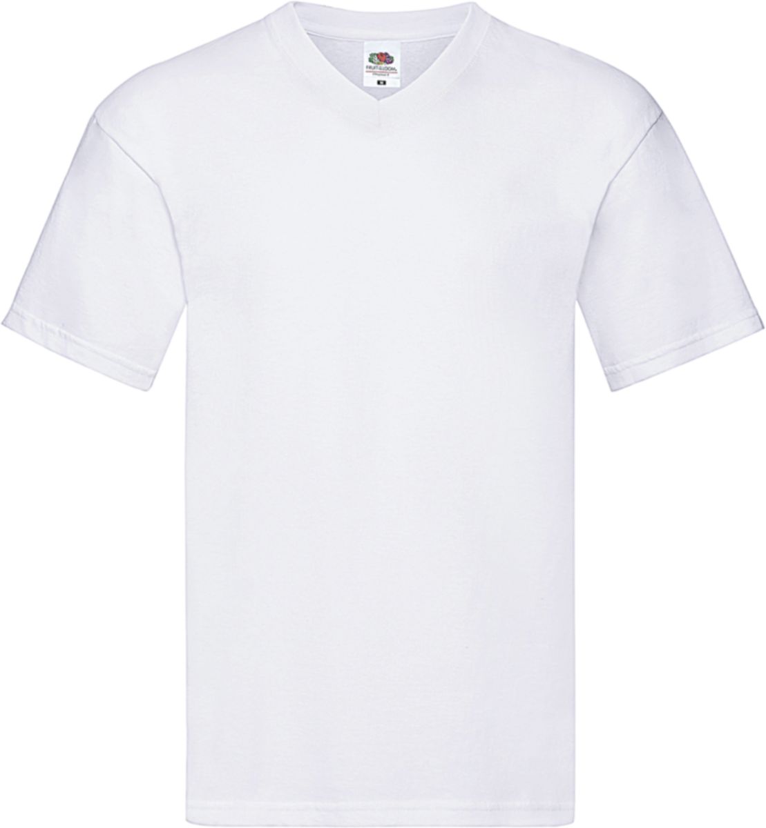 Ανδρικό T-Shirt 61-426-0 Fruit of the Loom Original V-Neck White