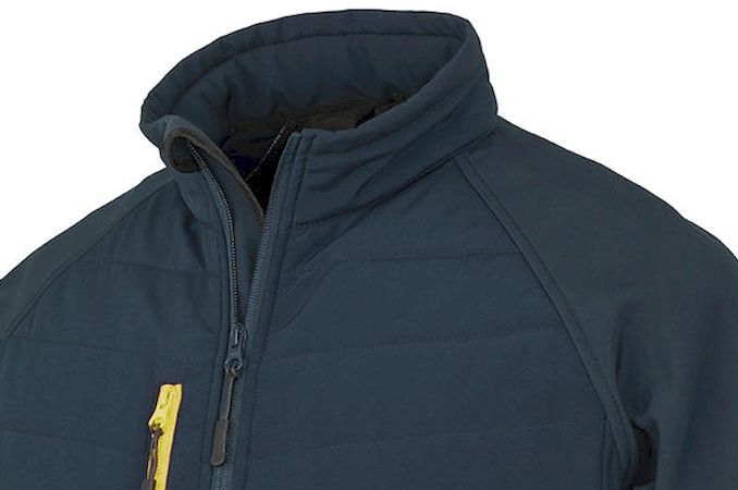 Μπουφάν Softshell Compass R237X Result Navy Yellow ανδρικά Simple Wear