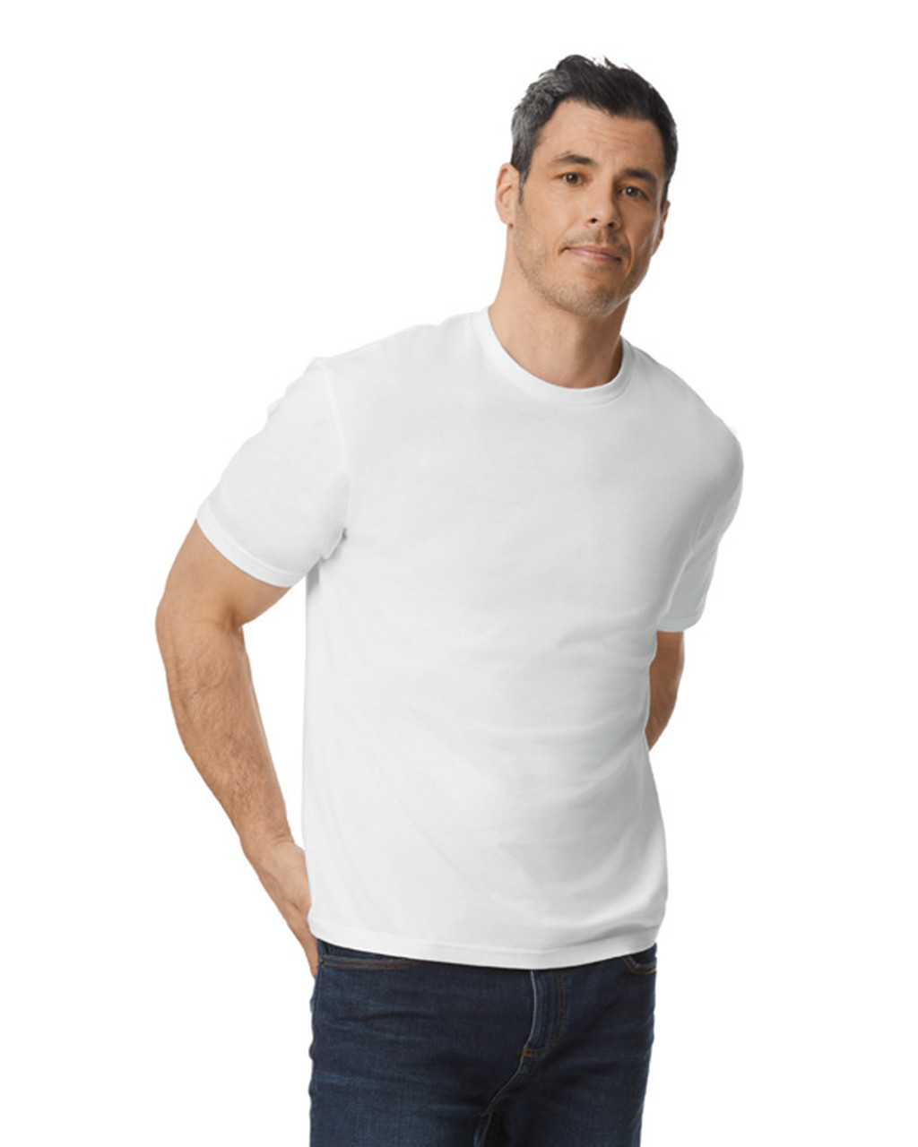 T-Shirt Softstyle Midweight 65000 Gildan White
