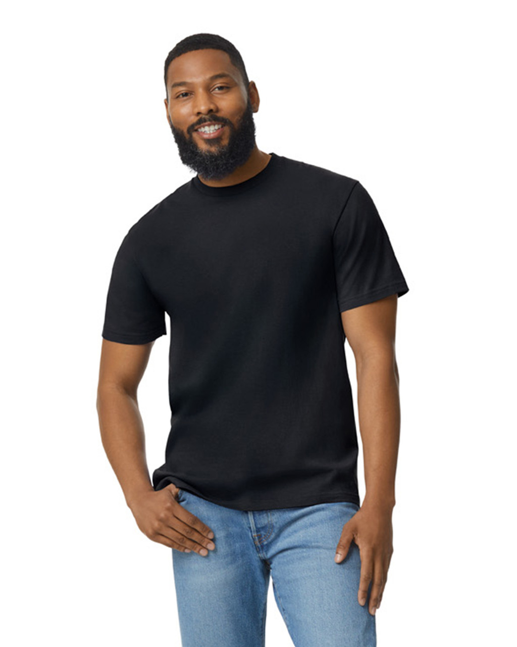 T-Shirt Softstyle Midweight 65000 Gildan Pitch Black