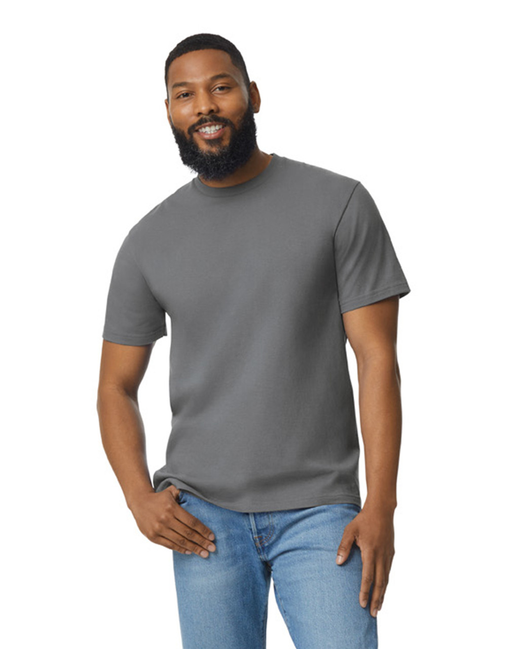 T-Shirt Softstyle Midweight 65000 Gildan Charcoal
