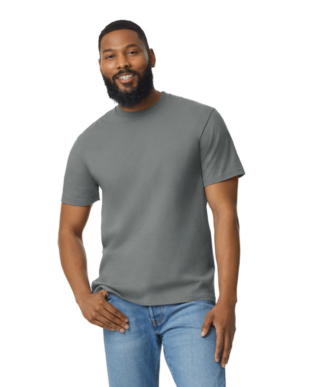 T-Shirt Softstyle Midweight 65000 Gildan Graphite Heather