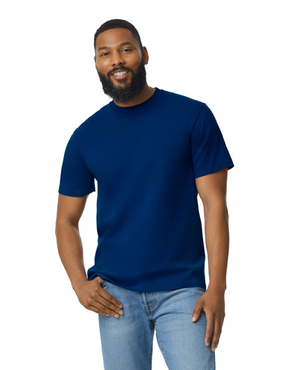 T-Shirt Softstyle Midweight 65000 Gildan Navy