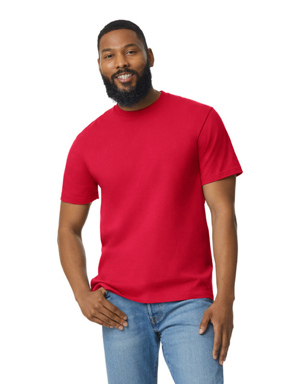 T-Shirt Softstyle Midweight 65000 Gildan Red