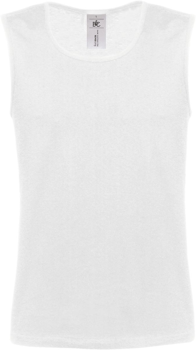 Αμάνικο T-Shirt Move TM201 B & C White