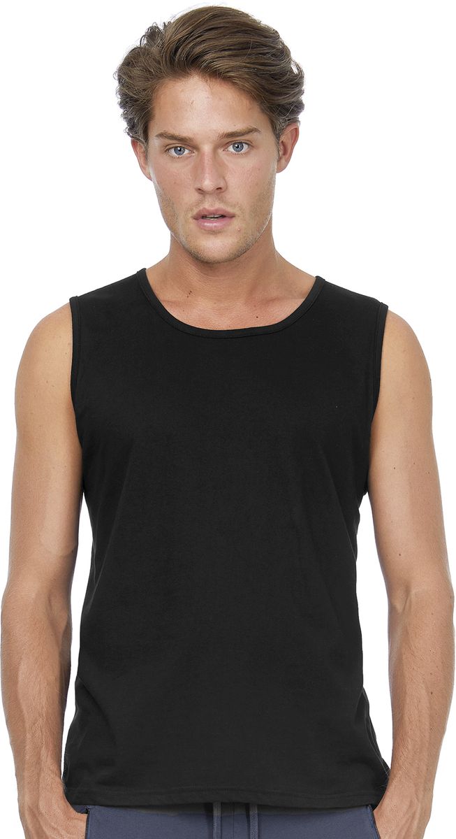 Αμάνικο T-Shirt Move TM201 B & C Black