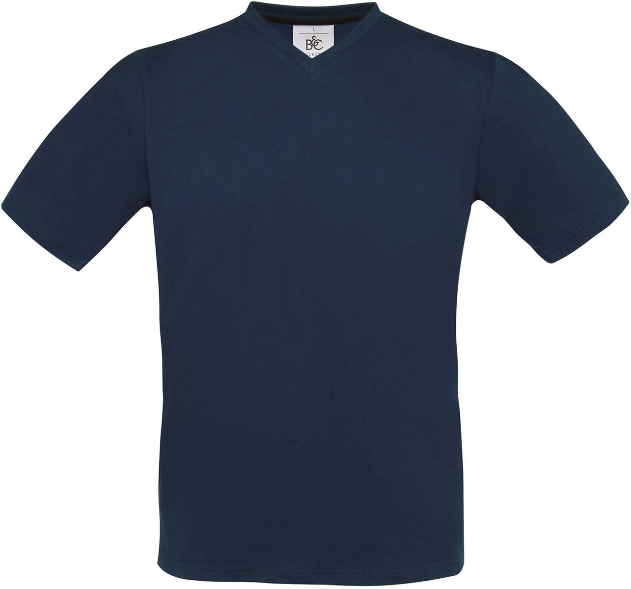 T-Shirt V-Neck Exact B & C Navy