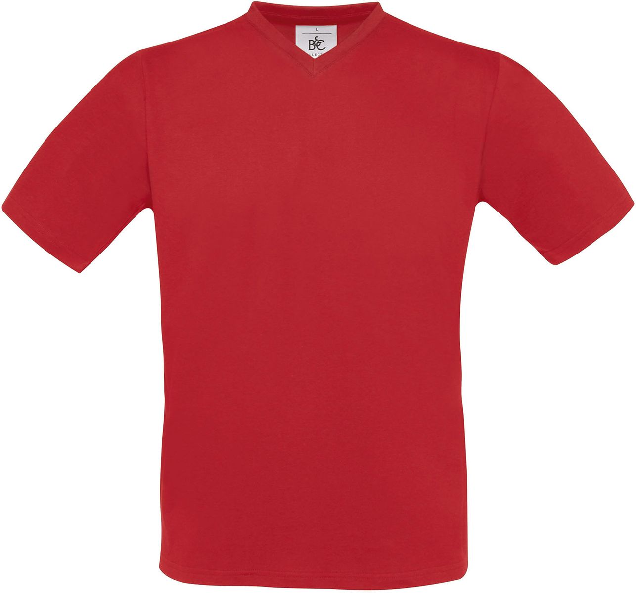 T-Shirt V-Neck Exact B & C Red