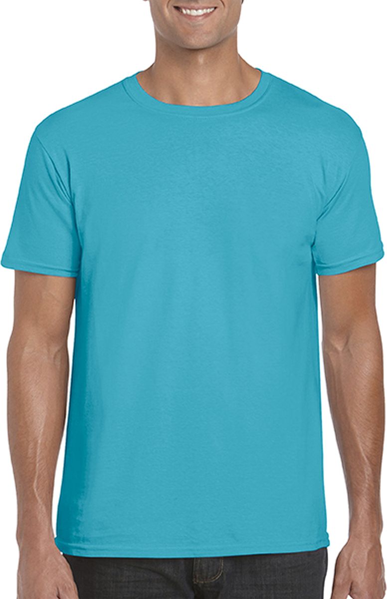 T-Shirt Softstyle 64000 Gildan Tropical Blue