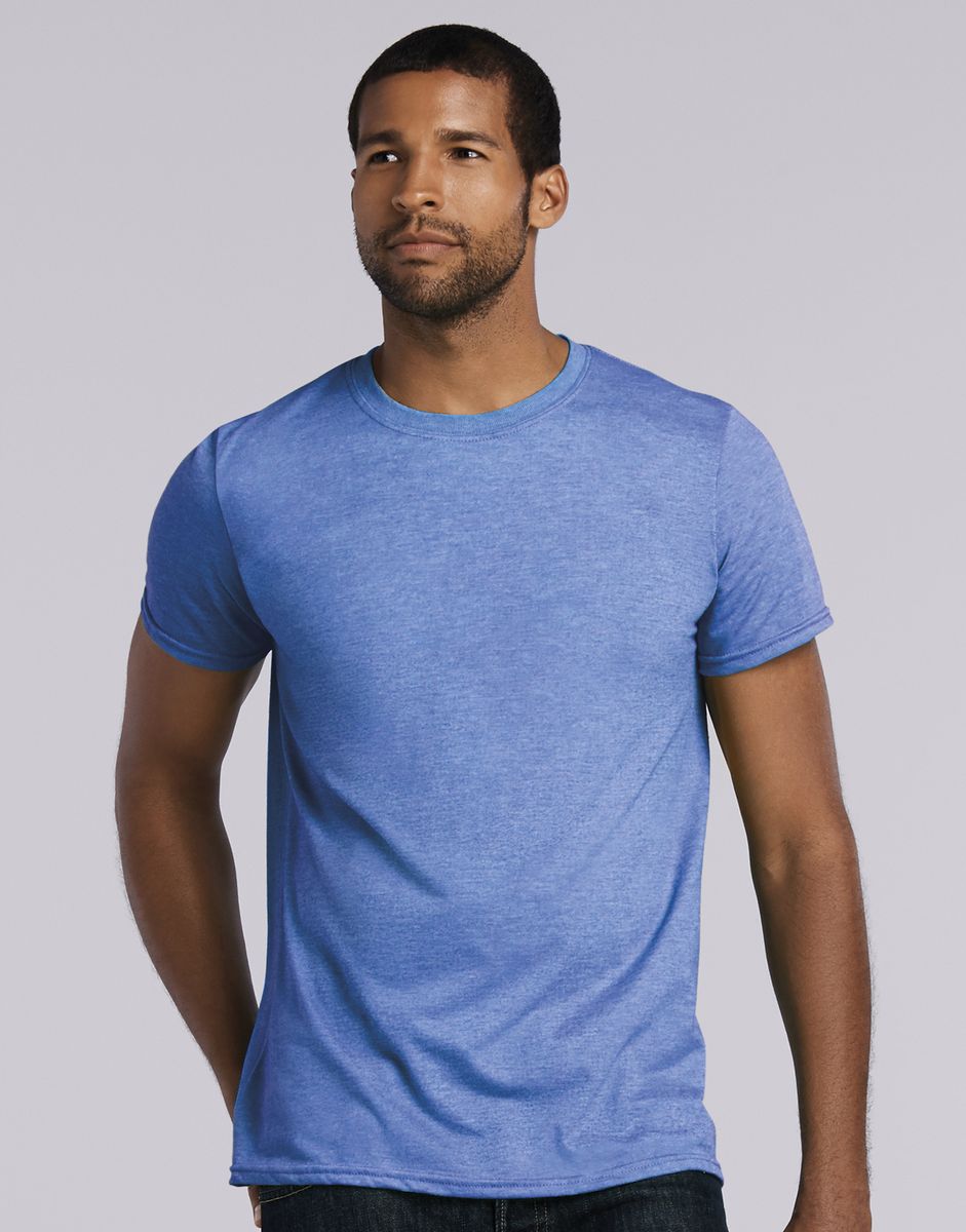 T-Shirt Softstyle 64000 Gildan Heather Royal