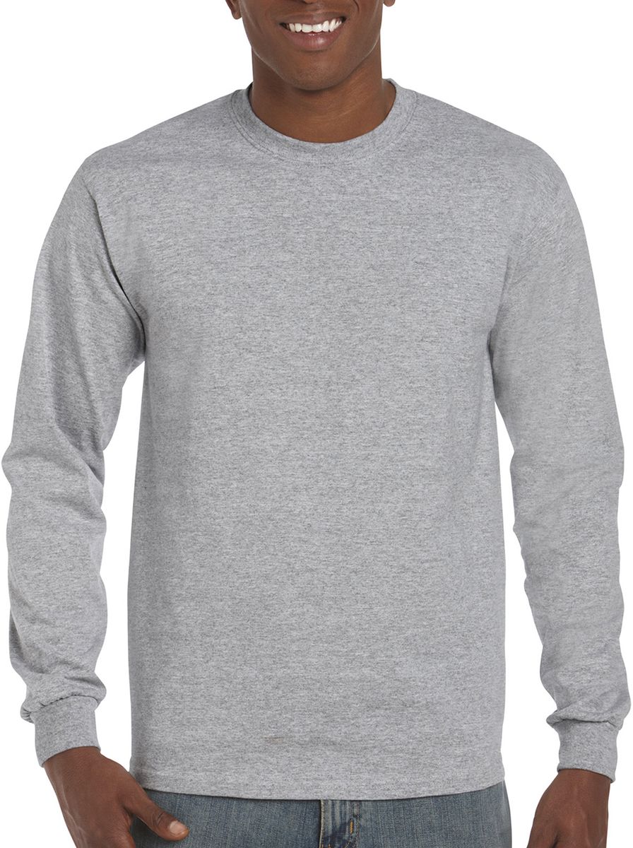 Μακρυμάνικο T-Shirt 2400 Gildan Ultra Cotton Sport Grey