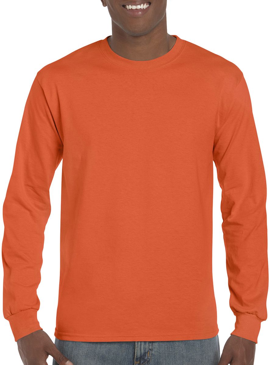 Μακρυμάνικο T-Shirt 2400 Gildan Ultra Cotton Πορτοκαλί