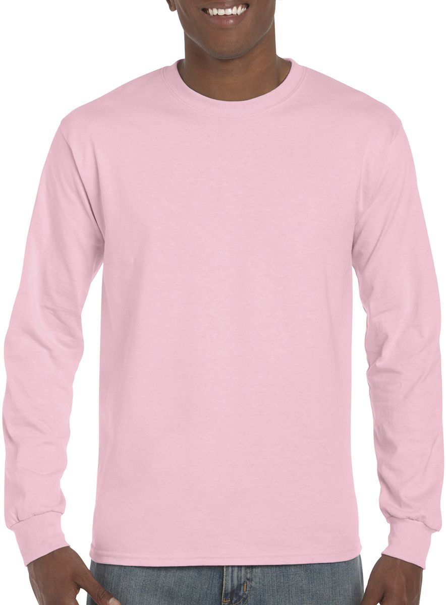 Μακρυμάνικο T-Shirt 2400 Gildan Ultra Cotton Light Ροζ