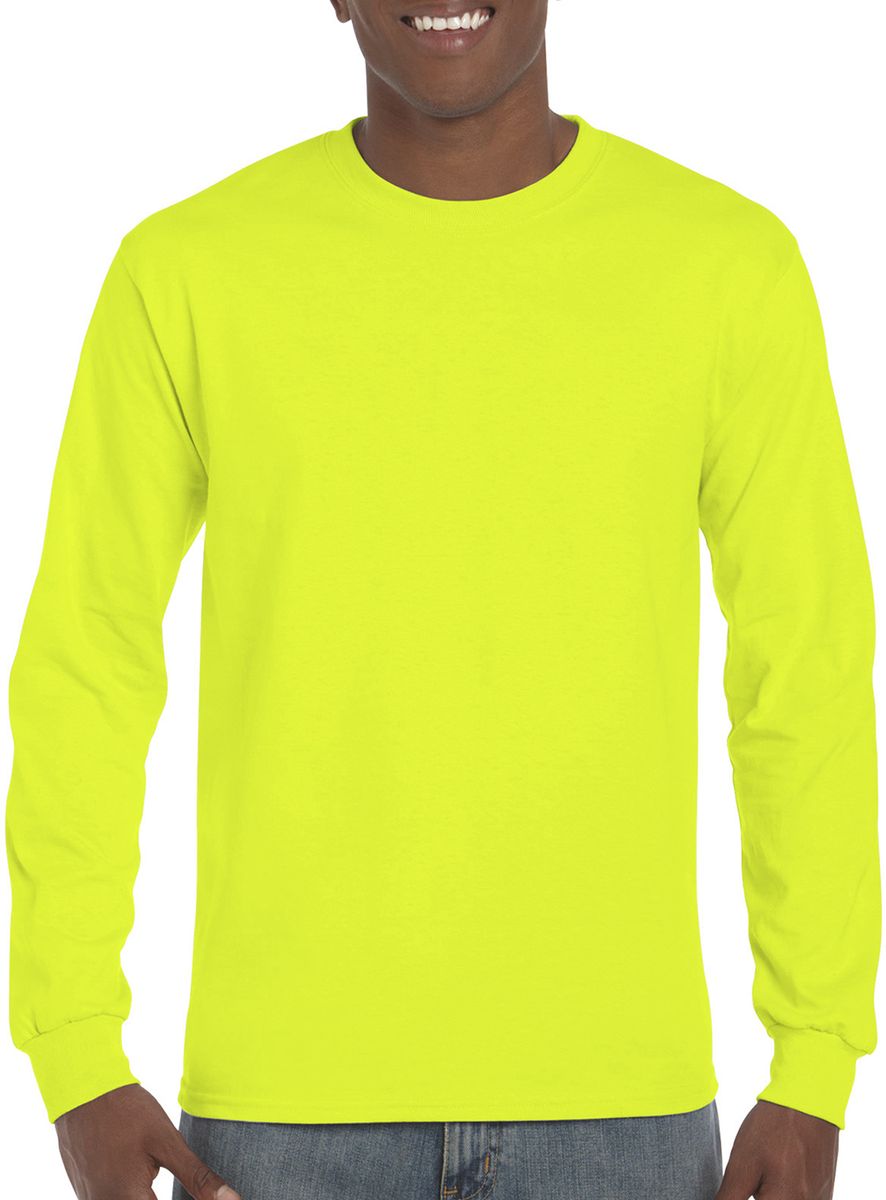 Μακρυμάνικο T-Shirt 2400 Gildan Ultra Cotton Safety Green