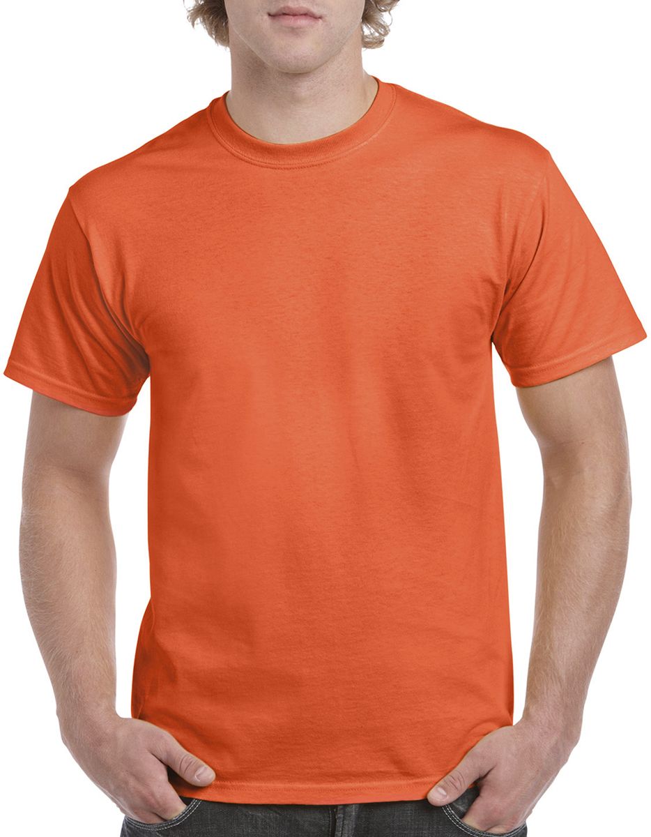 Ανδρικό T-Shirt Heavy Cotton 5000 Gildan Πορτοκαλί