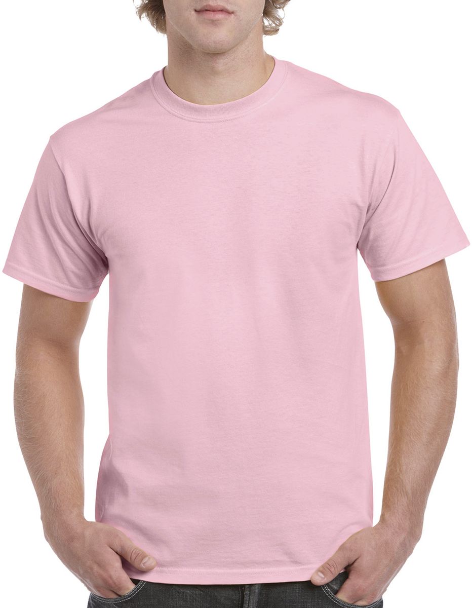 Ανδρικό T-Shirt Heavy Cotton 5000 Gildan Light Ροζ