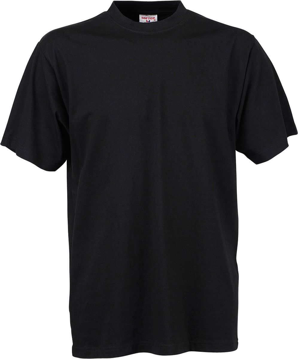 T-Shirt 8000 Tee Jays Sof-Tee Black ανδρικά Basic T-Shirts Simple Wear Μπλουζάκια κοντομάνικα