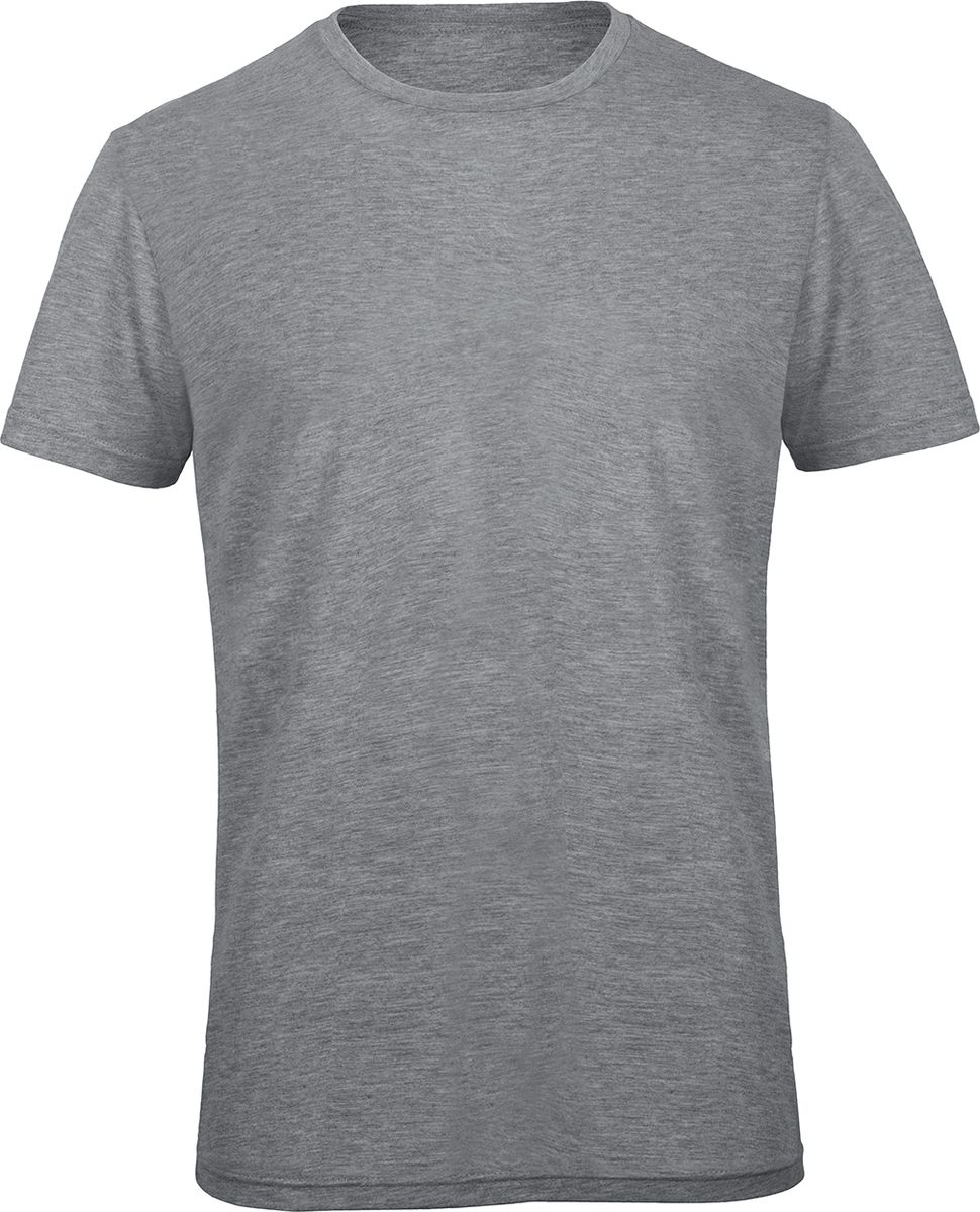 T-Shirt TM055 B & C Triblend Jersey Heather Light Grey