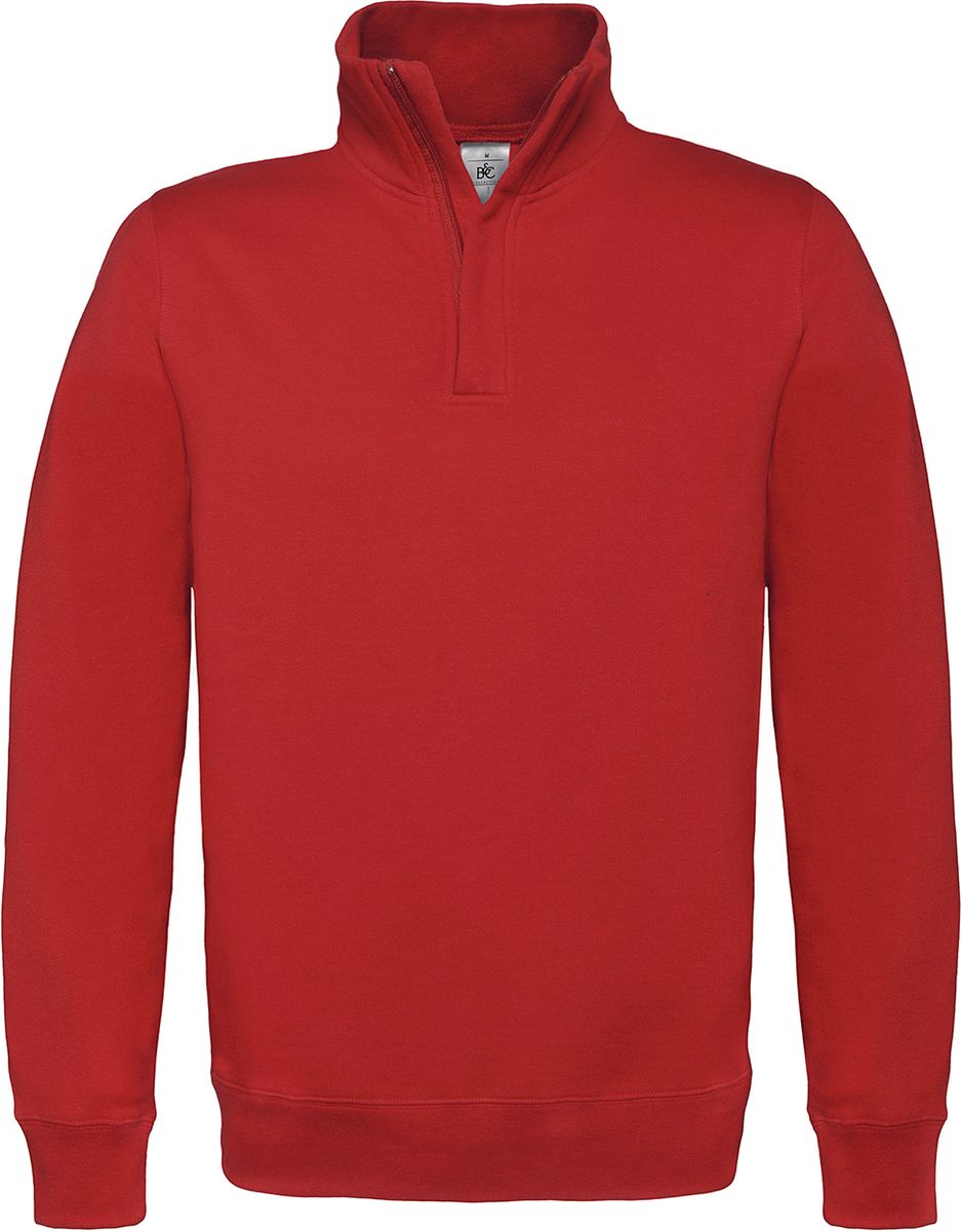 Φούτερ με Φερμουάρ 1 4 Id 004 B C Red Outlet ανδρικά Simple Wear
