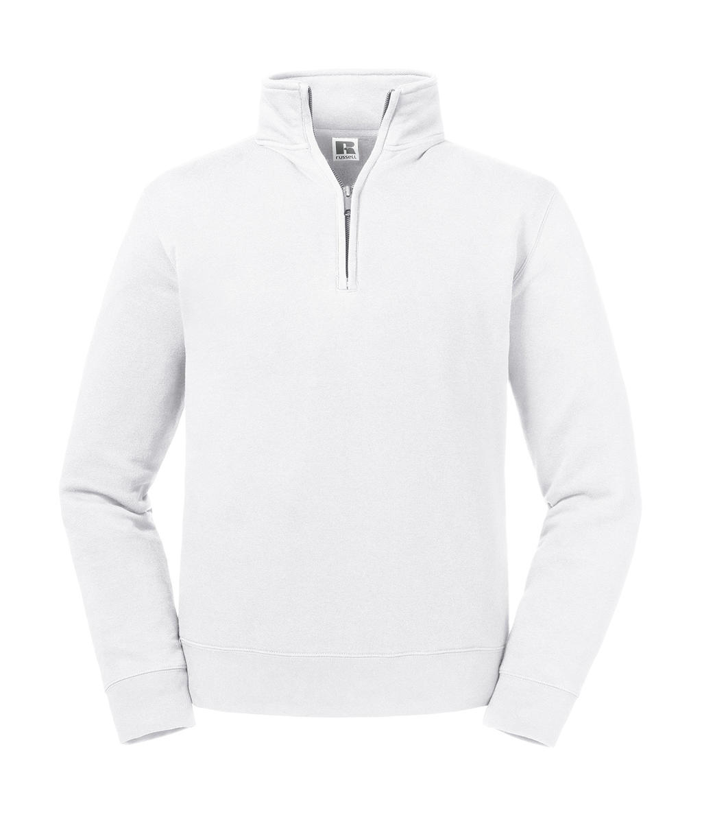 Φούτερ Authentic 1 4 Zip R-270M-0 Russell White ανδρικά Simple Wear