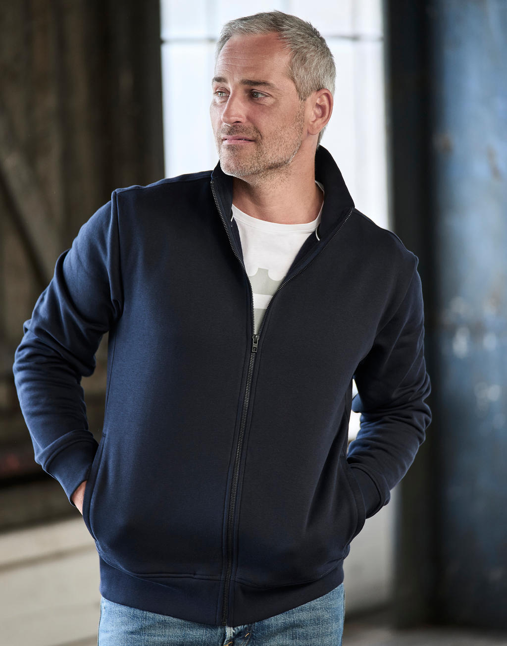 Φούτερ Full Zip 5440 Tee Jays Navy