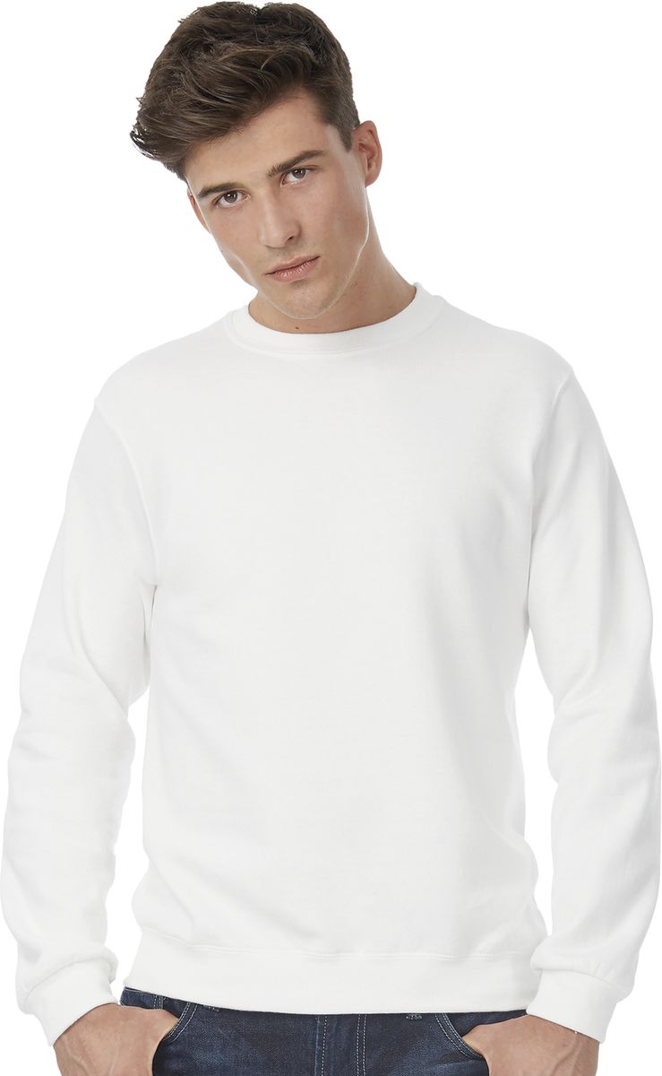 Φούτερ Crewneck Id 002 B C White Outlet ανδρικά Simple Wear