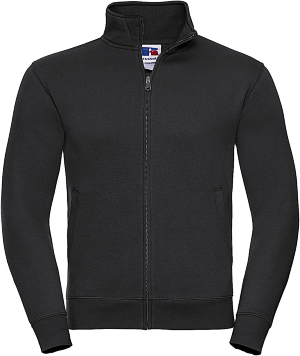 Φούτερ με Φερμουάρ R-267M-0 Russell Authentic Black ανδρικά Simple Wear