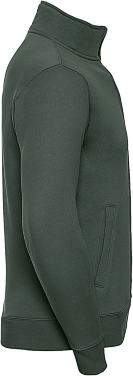 Φούτερ με Φερμουάρ R-267M-0 Russell Authentic Bottle Green ανδρικά Simple Wear