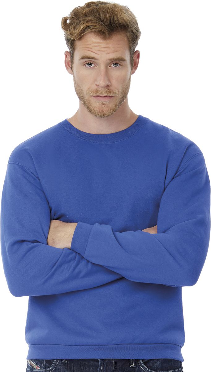 Φούτερ Crewneck Id 202 B C Wui23 Royal Outlet ανδρικά Simple Wear