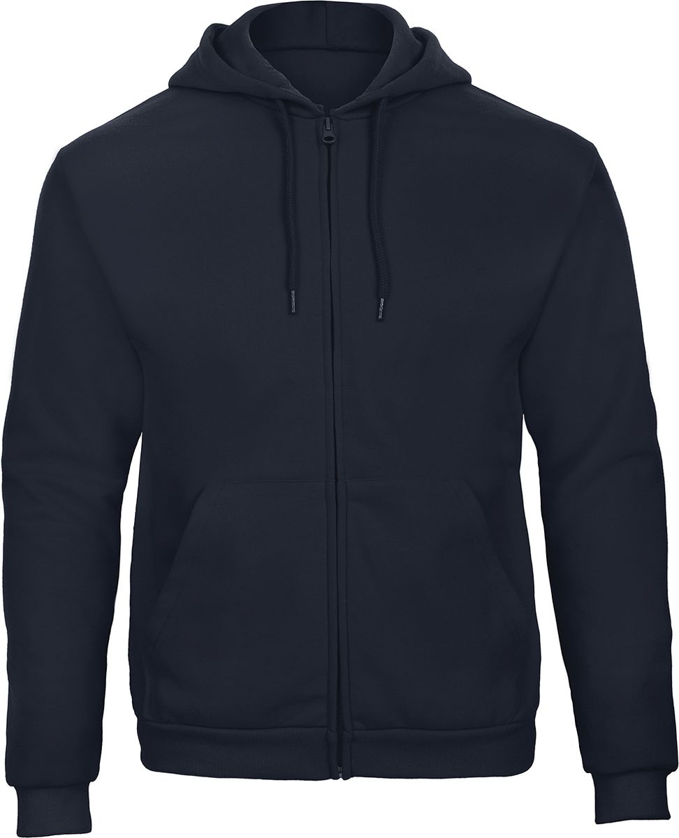 Ζακέτα Φούτερ με Κουκούλα ID.205 B & C WUI25 Navy