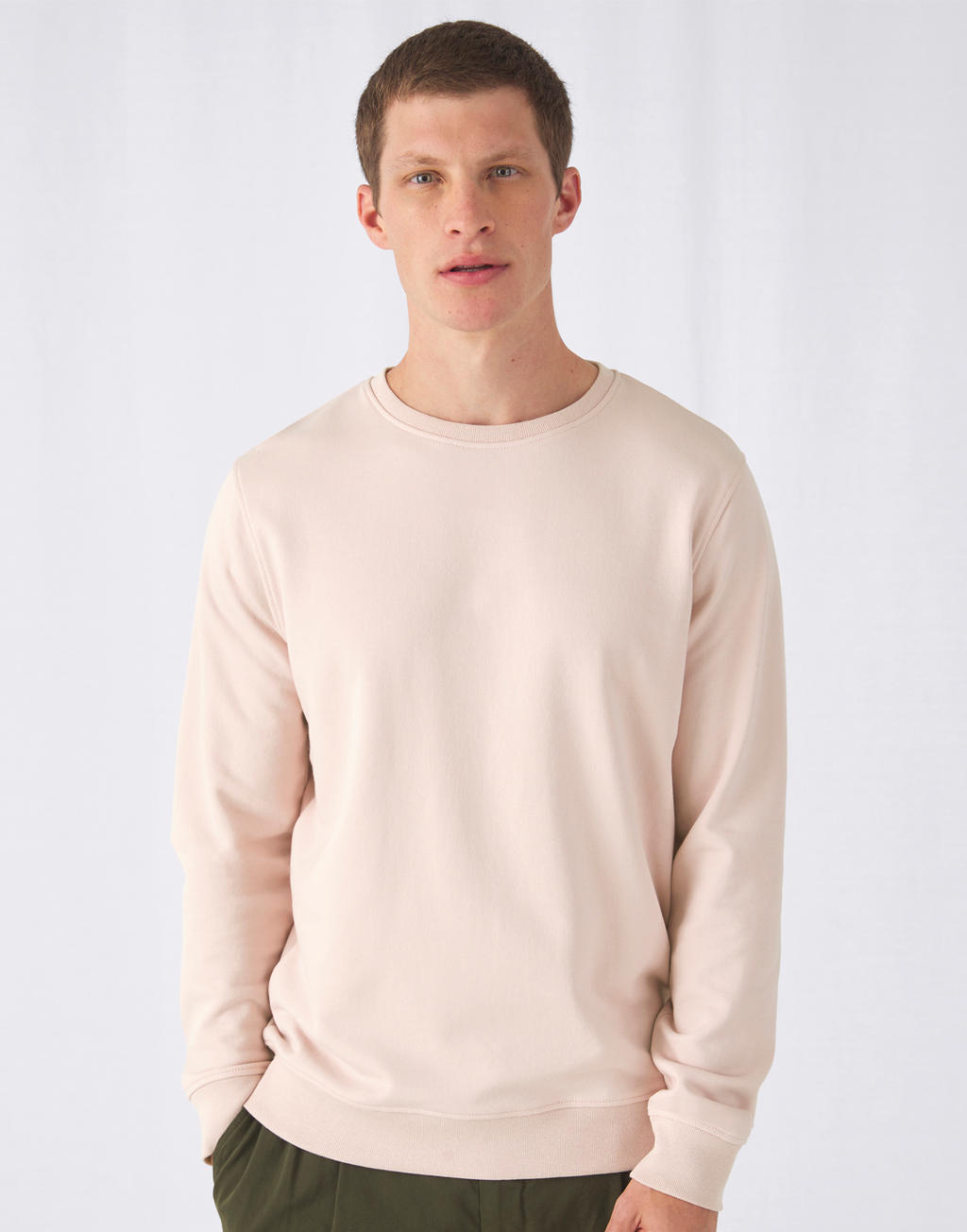Φούτερ Crewneck WU31B B & C Organic Inspire Soft Rose