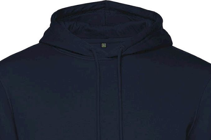Organic Hoodie Φούτερ Wu33B B C Navy ανδρικά Simple Wear