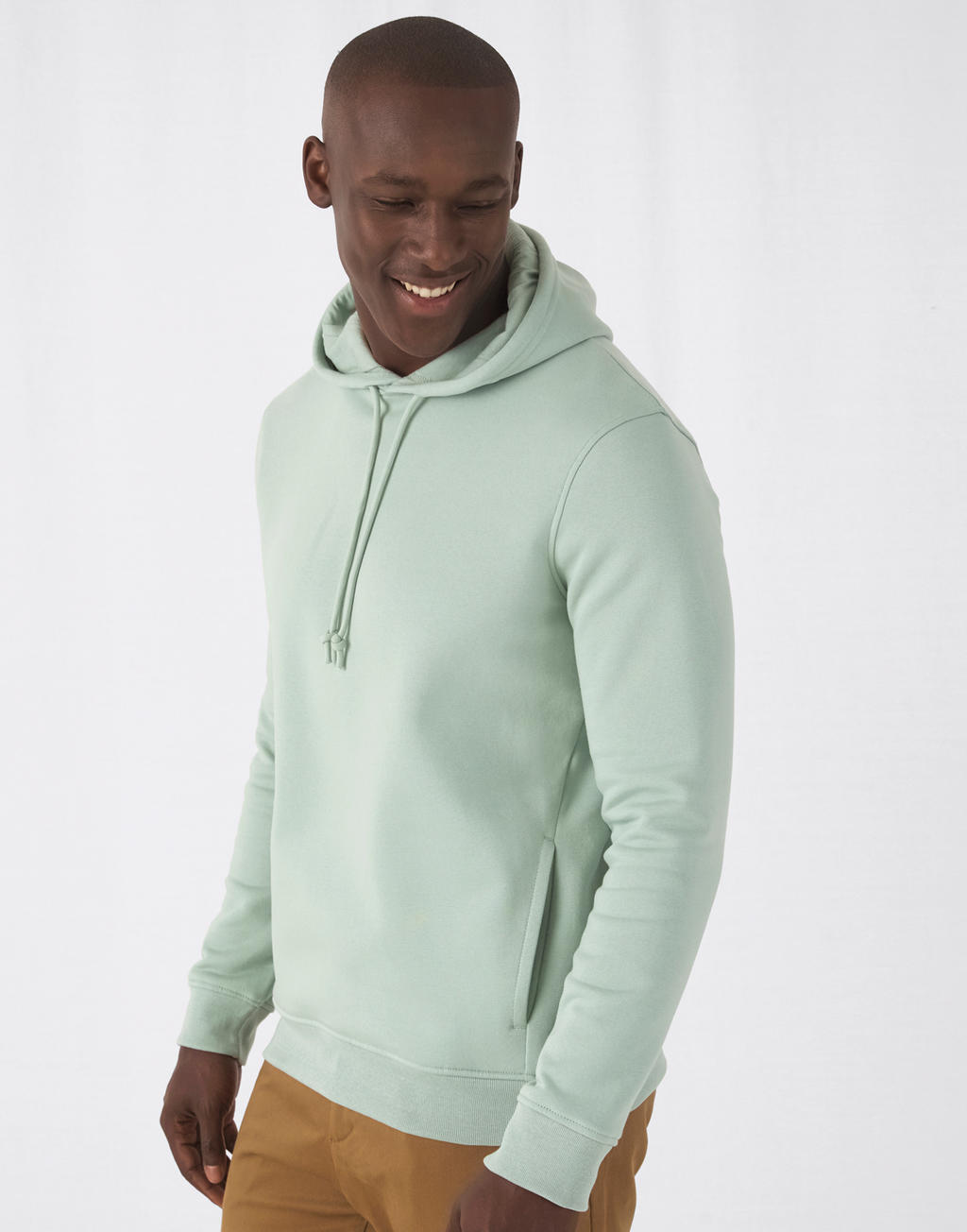 Organic Hoodie Φούτερ Wu33B B C Sage ανδρικά Simple Wear