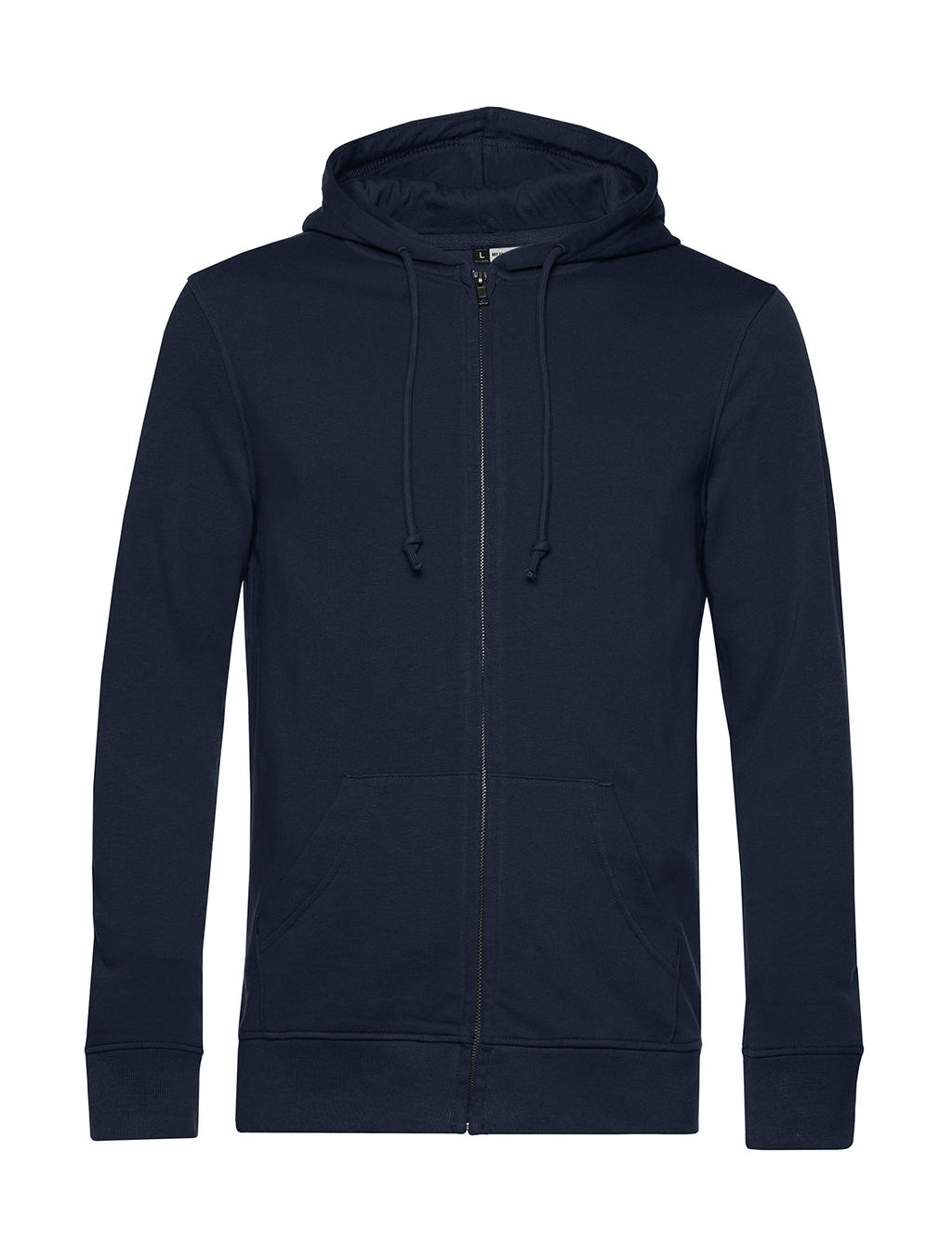 Φούτερ με Κουκούλα και Φερμουάρ WU35B B & C Inspire Organic Navy Blue