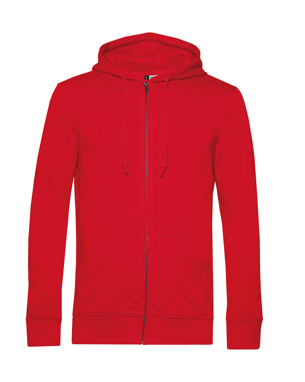 Φούτερ με Κουκούλα και Φερμουάρ WU35B B & C Inspire Organic Red