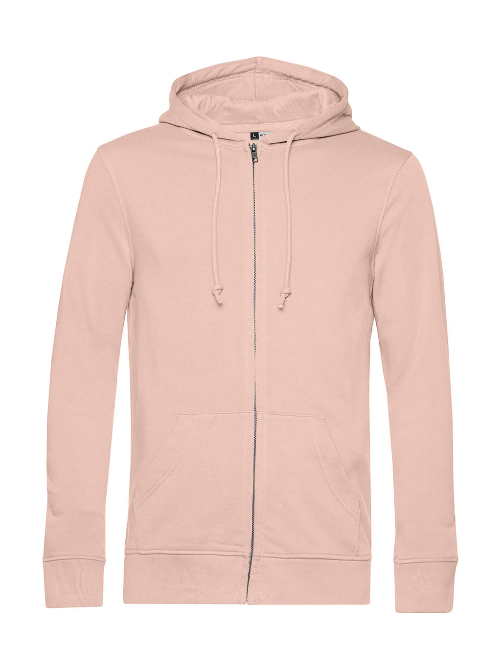 Φούτερ με Κουκούλα και Φερμουάρ WU35B B & C Inspire Organic Soft Rose