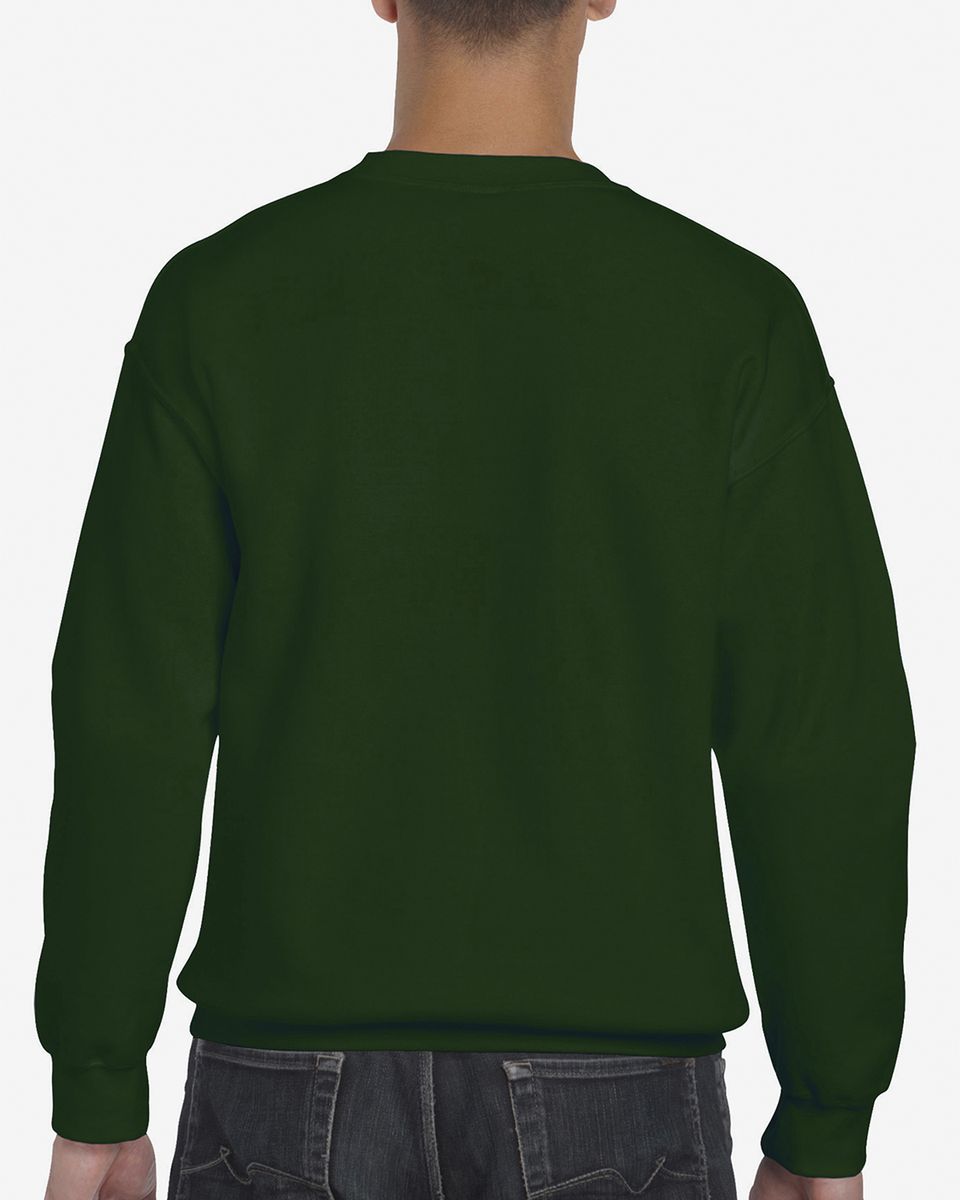 Φούτερ Crewneck 12000 Gildan Dryblend Forest Green Outlet ανδρικά Simple Wear