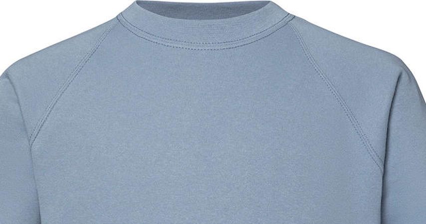 Φούτερ Classic Raglan 62-216-0 Fruit Of The Loom Mineral Blue ανδρικά Simple Wear