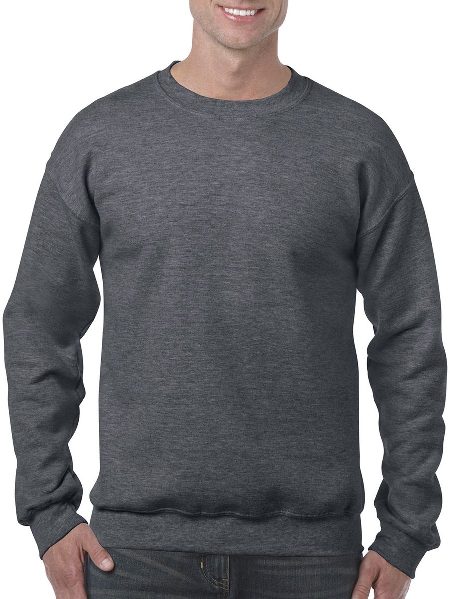 Φούτερ Crewneck 18000 Gildan Heavy Blend Dark Heather