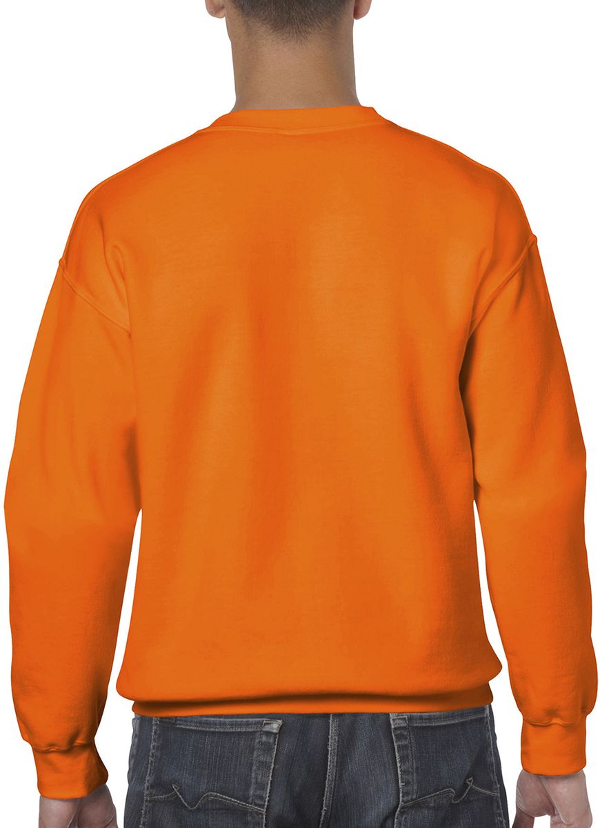 Heavy Blend Crewneck Φούτερ Gildan 18000 Safety Orange ανδρικά Simple Wear