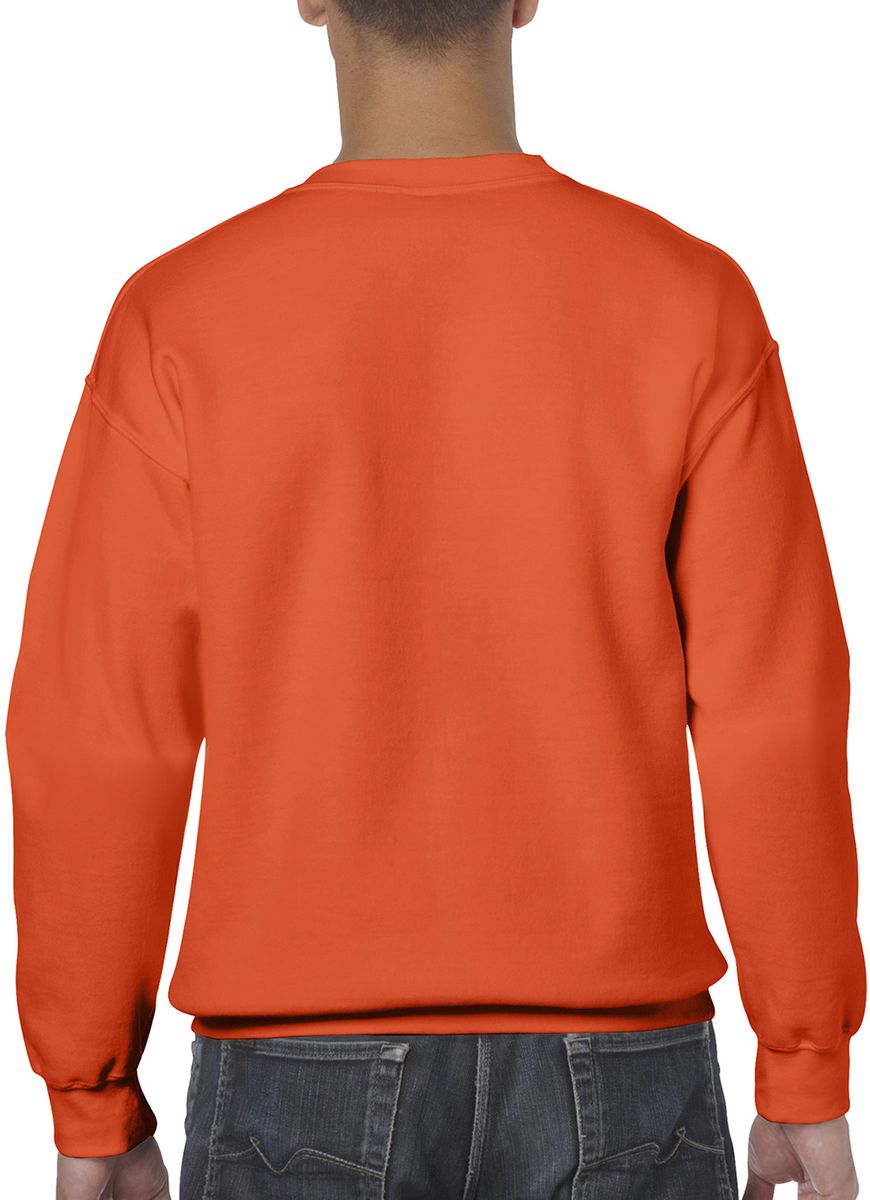 Φούτερ Crewneck 18000 Gildan Heavy Blend Orange ανδρικά Simple Wear